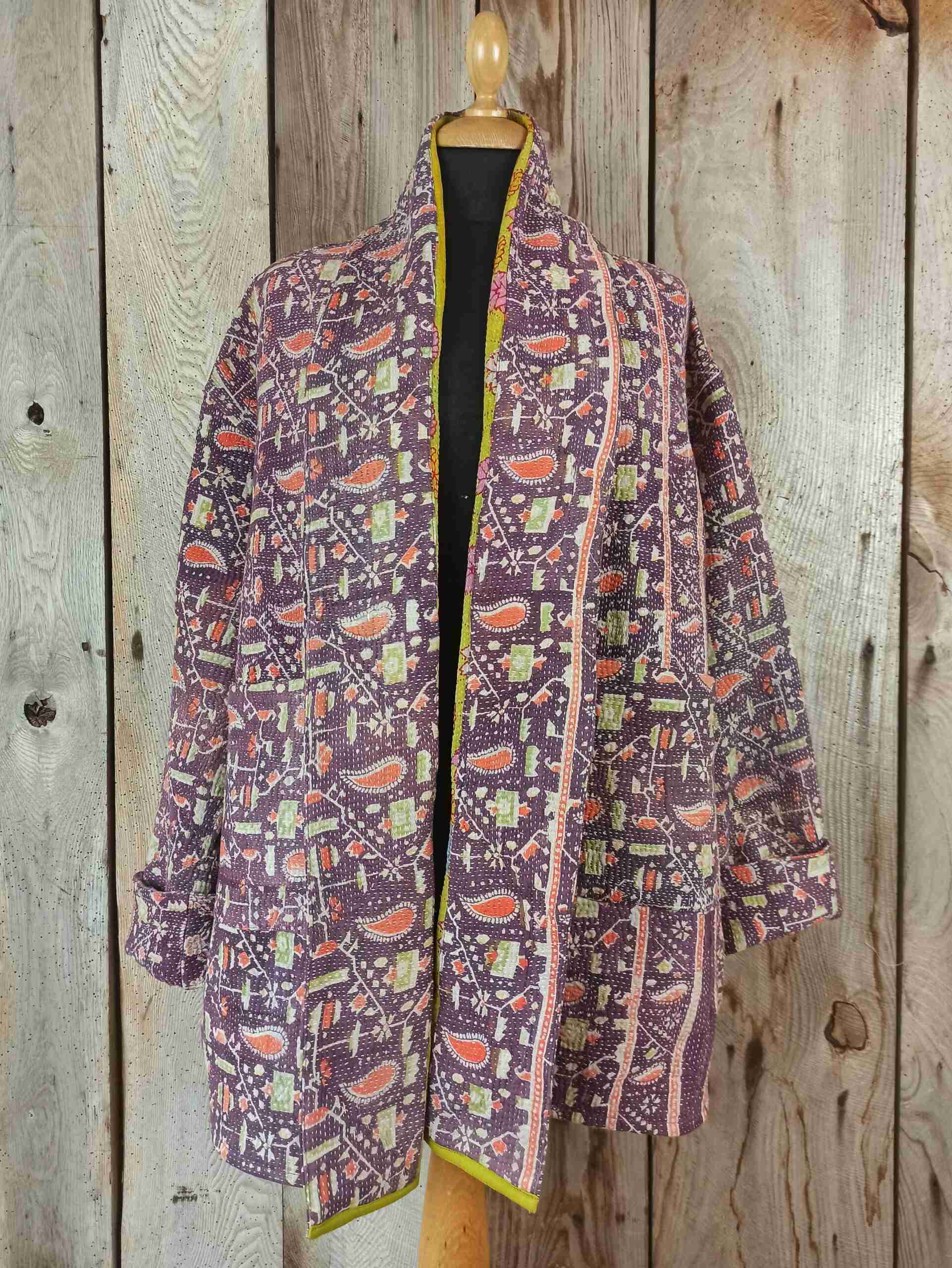 Free pattern and tutorial for the Clara kimono jacket.