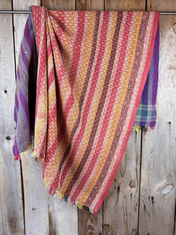 Exquisite vintage Kantha quilt featuring authentic hand-stitched Indian patchwork, responsibly sourced and perfect as unique homeware.