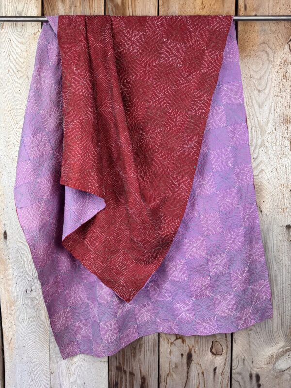 Recycled Kantha Silk Scarf