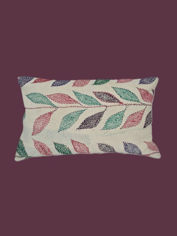 Nakashi Kantha Cushion (mini bolster)