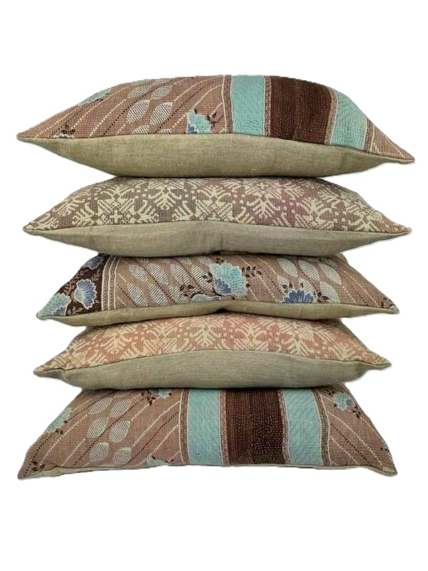 Kantha Cushion (med bolster) - Image 4