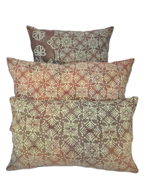 Kantha Cushion (med bolster) - Image 2
