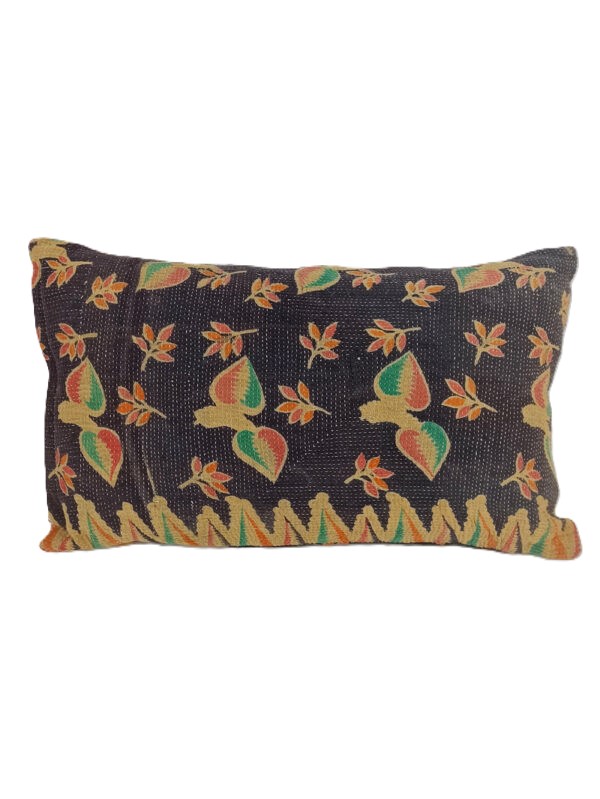 Kantha Cushion (mini bolster) - Image 2