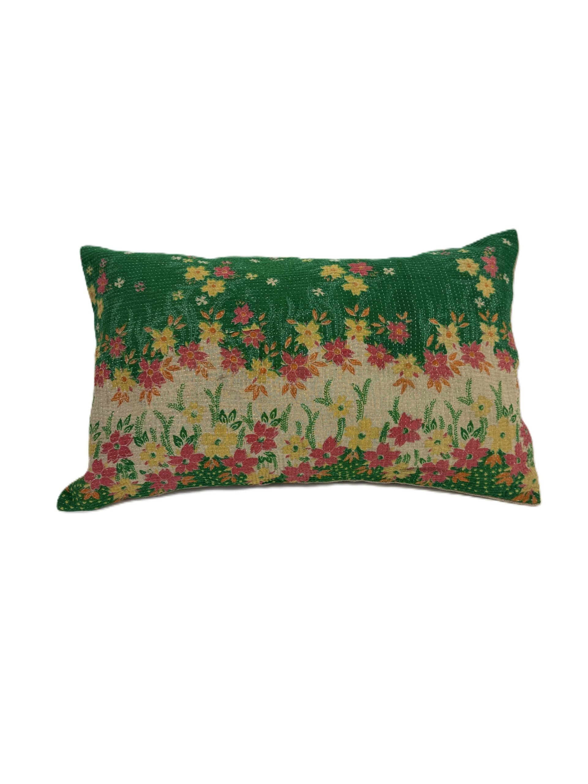 Kantha Cushion (mini bolster)