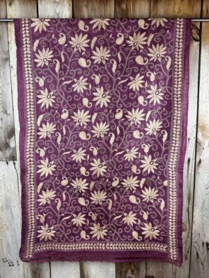 Nakshi Kantha Silk Shawl