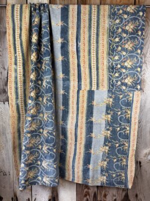 Exquisite vintage Kantha quilt featuring authentic hand-stitched Indian patchwork, responsibly sourced and perfect as unique homeware.