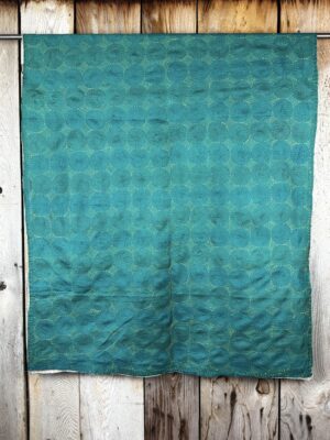 Silk scarf made from hand-stitched recycled sari silk.