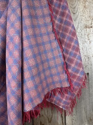 Exquisite vintage Kantha rug quilt featuring authentic hand-stitched Indian patchwork, responsibly sourced and perfect as unique homeware or picnic mat.